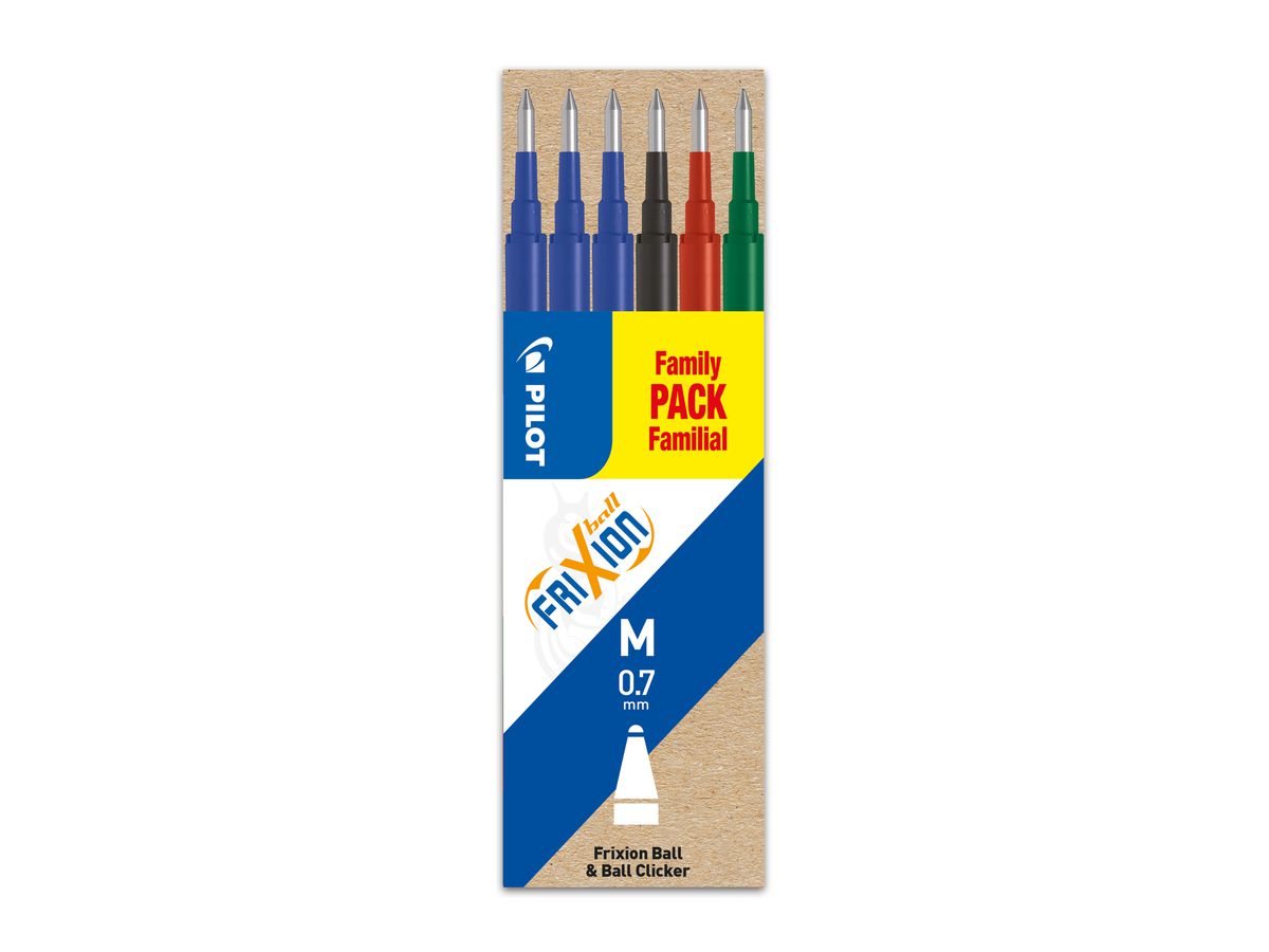 PILOT Tintenroller-Ersatzmine BLS-FR7, farbig sortiert (EAN: 4902505525643)