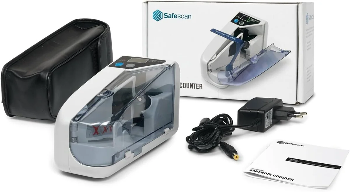 Safescan Geldschein-Zählgerät "Safescan 2000", grau (EAN: 8717496330031)