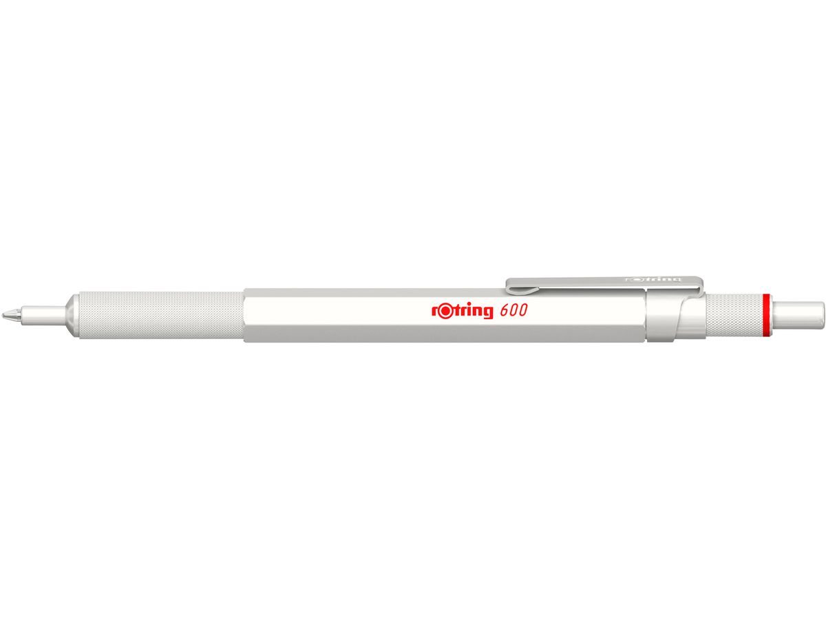 rotring Druckkugelschreiber 600, metallic-perlweiß (EAN: 3026981838903)