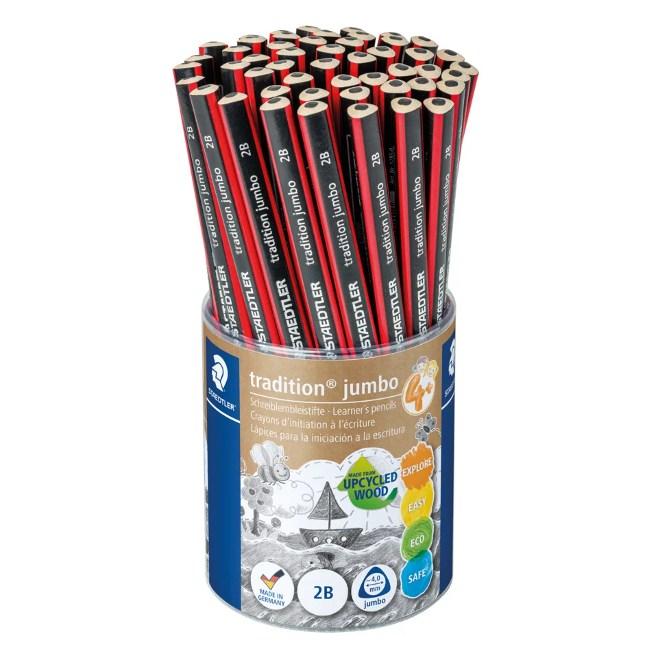 STAEDTLER Schreiblern-Bleistift jumbo, 50er Köcher (EAN: 4006608107611)
