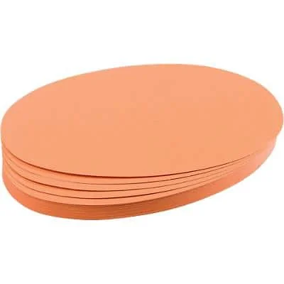 FRANKEN Moderationskarten Ovale, 110 x 190 mm, orange (EAN: 4016946063487)