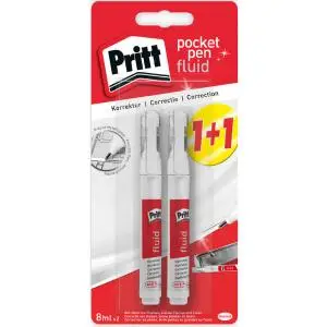Pritt Korrekturstift Pocket Pen Fluid, 2er Blisterkarte (EAN: 4015000436717)
