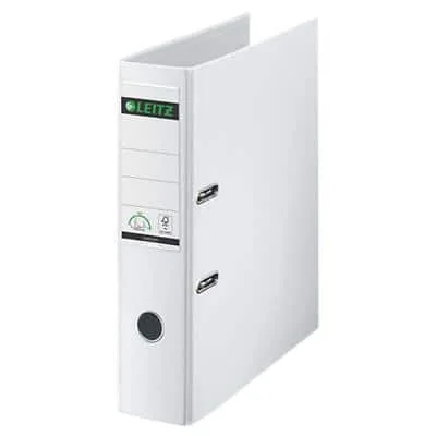 LEITZ Plastikordner, 180 Grad, DIN A4, 80 mm, weiß (EAN: 4002432364954)