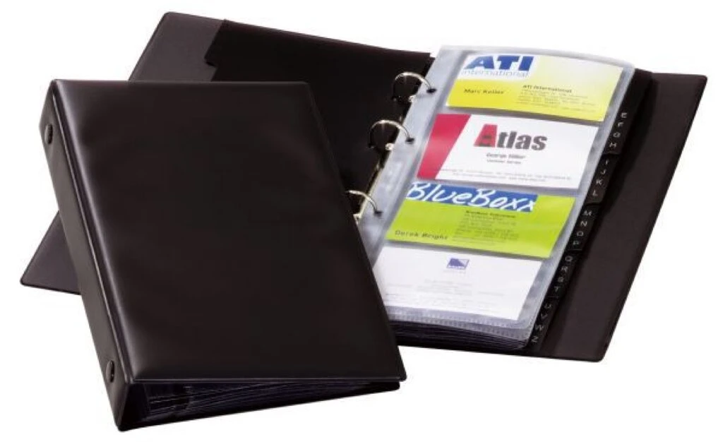 DURABLE Visitenkarten-Ringbuch VISIFIX Economy, schwarz (EAN: 4005546208985)