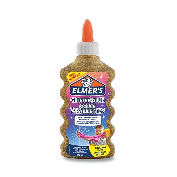 ELMER'S Glitzerkleber "Glitter Glue" gold, 177 ml (EAN: 3026980772512)