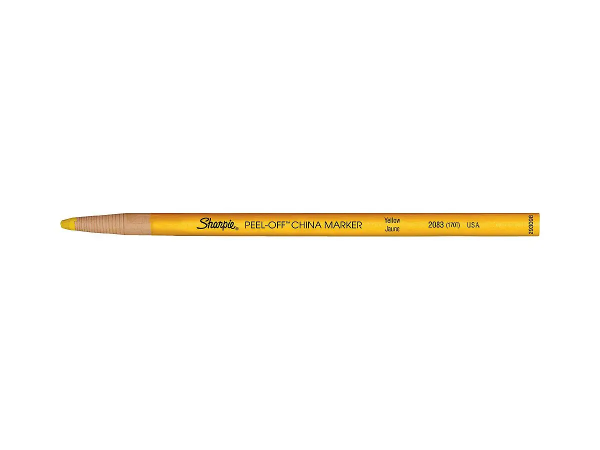 Sharpie CHINA-Marker, Strichstärke: 2,0 mm, gelb (EAN: 8008285093412)