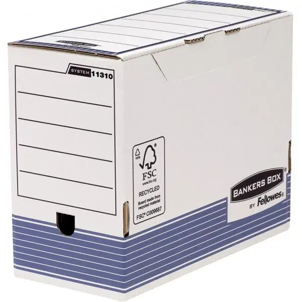 Fellowes BANKERS BOX SYSTEM Archiv-Schachtel, blau, (B)150mm (EAN: 0043859712199)