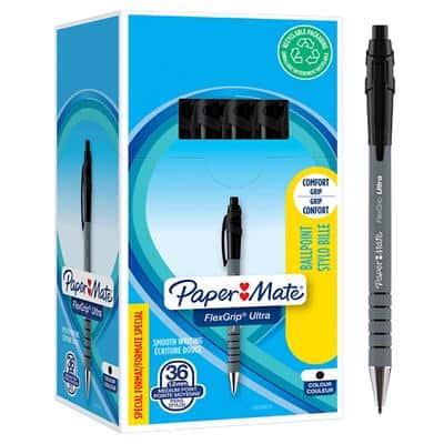 Paper:Mate Druckkugelschreiber FlexGrip Ultra, schwarz (EAN: 3501179100739)