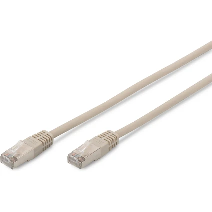 DIGITUS Patchkabel Premium, Kat. 5e, SF/UTP, 1,0 m, grau (EAN: 4016032213079)