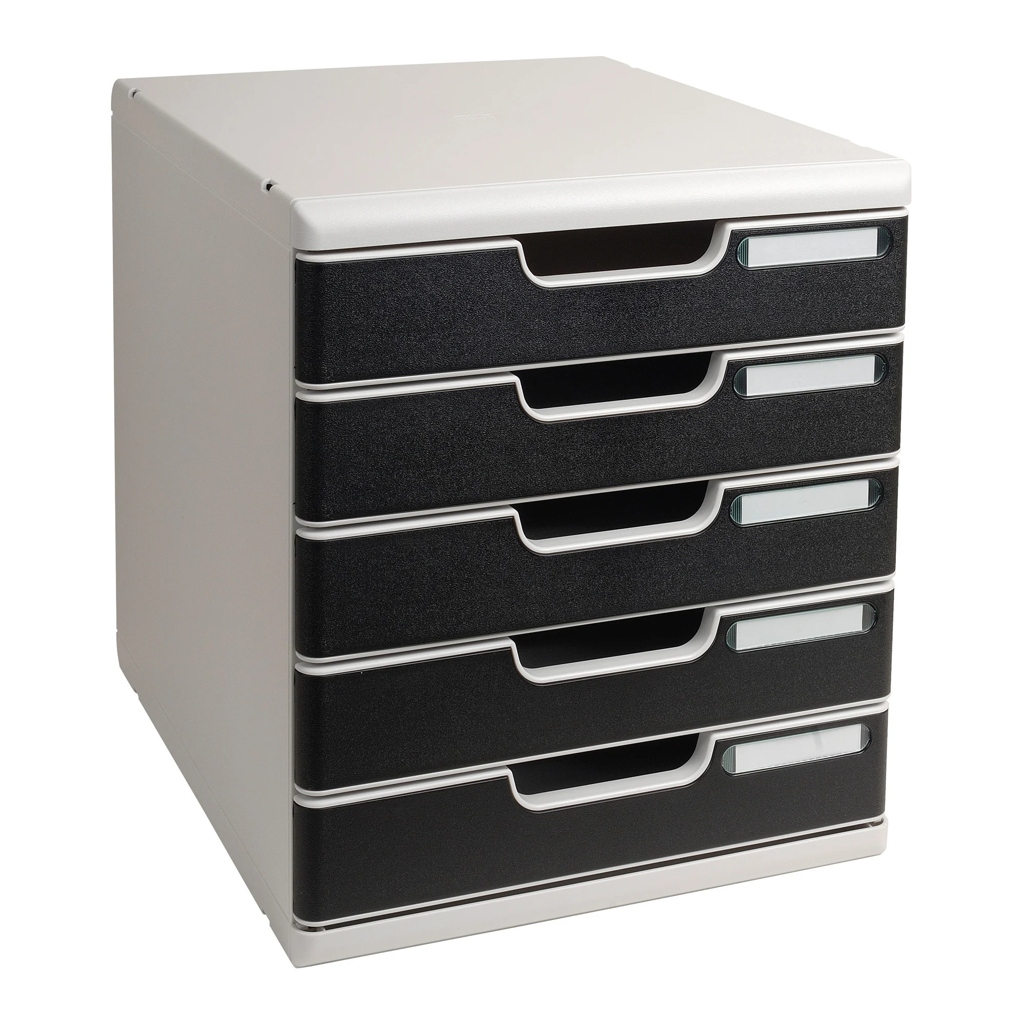 EXACOMPTA Schubladenbox MODULO A4, 5 Schübe, schwarz (EAN: 9002493023932)