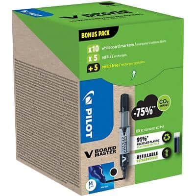 PILOT Whiteboard-Marker V BOARD MASTER, BONUS PACK, schwarz (EAN: 3131910556275)