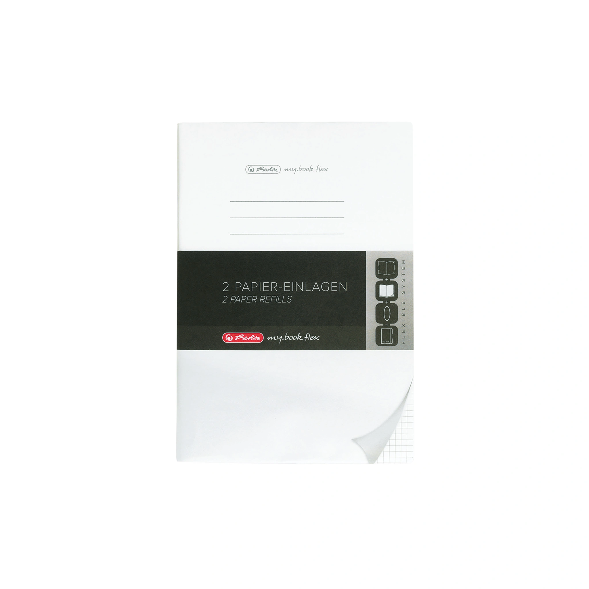 herlitz Papier-Ersatzeinlagen für Notizheft my.book flex, A4 (EAN: 4008110262352)