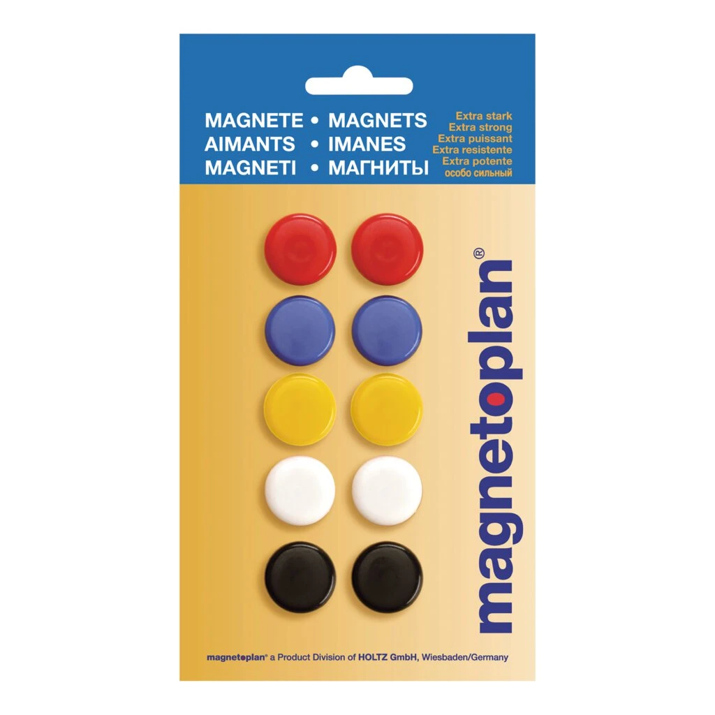 magnetoplan Signalmagnete 20 mm, farbig sortiert (EAN: 4013695028354)