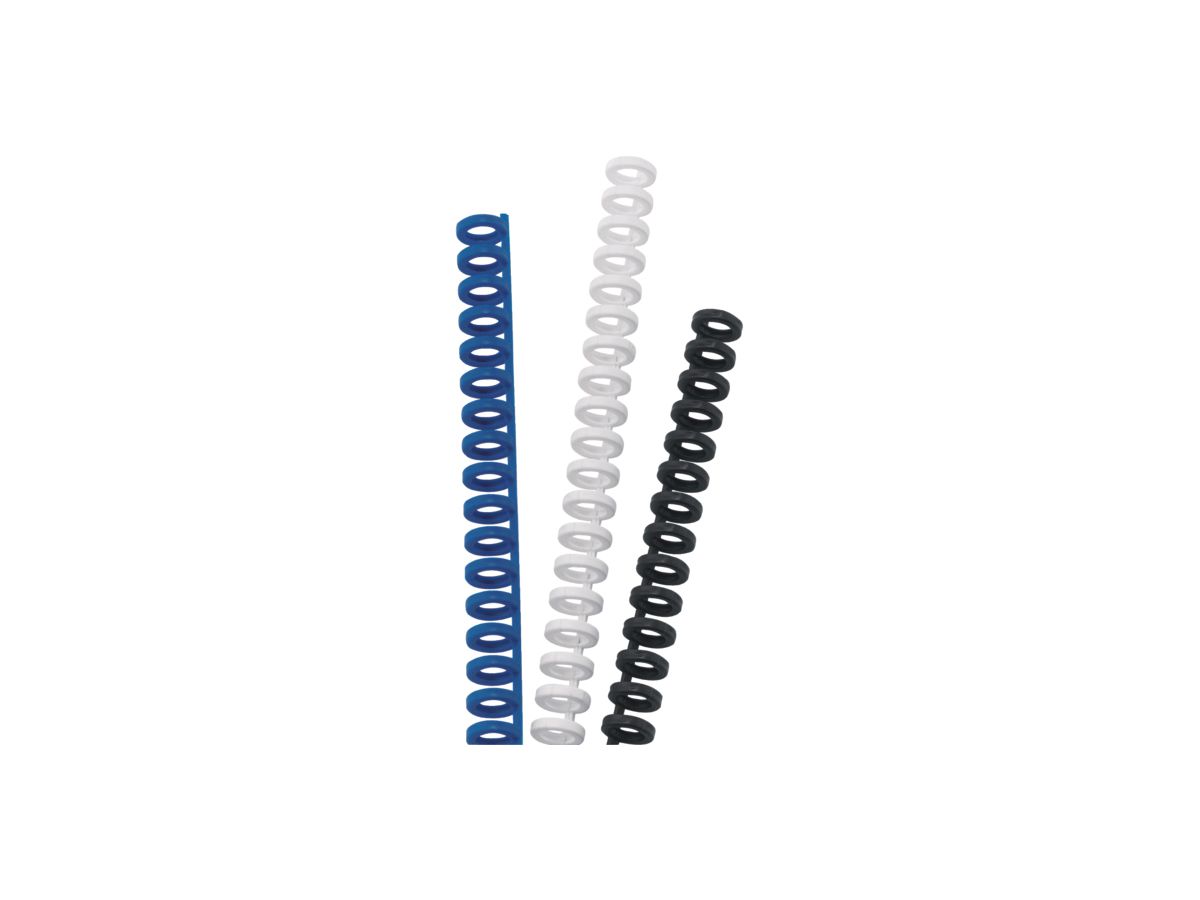 GBC Plastikbinderücken ClickBind, DIN A4, 8 mm, weiß (EAN: 5028252220156)