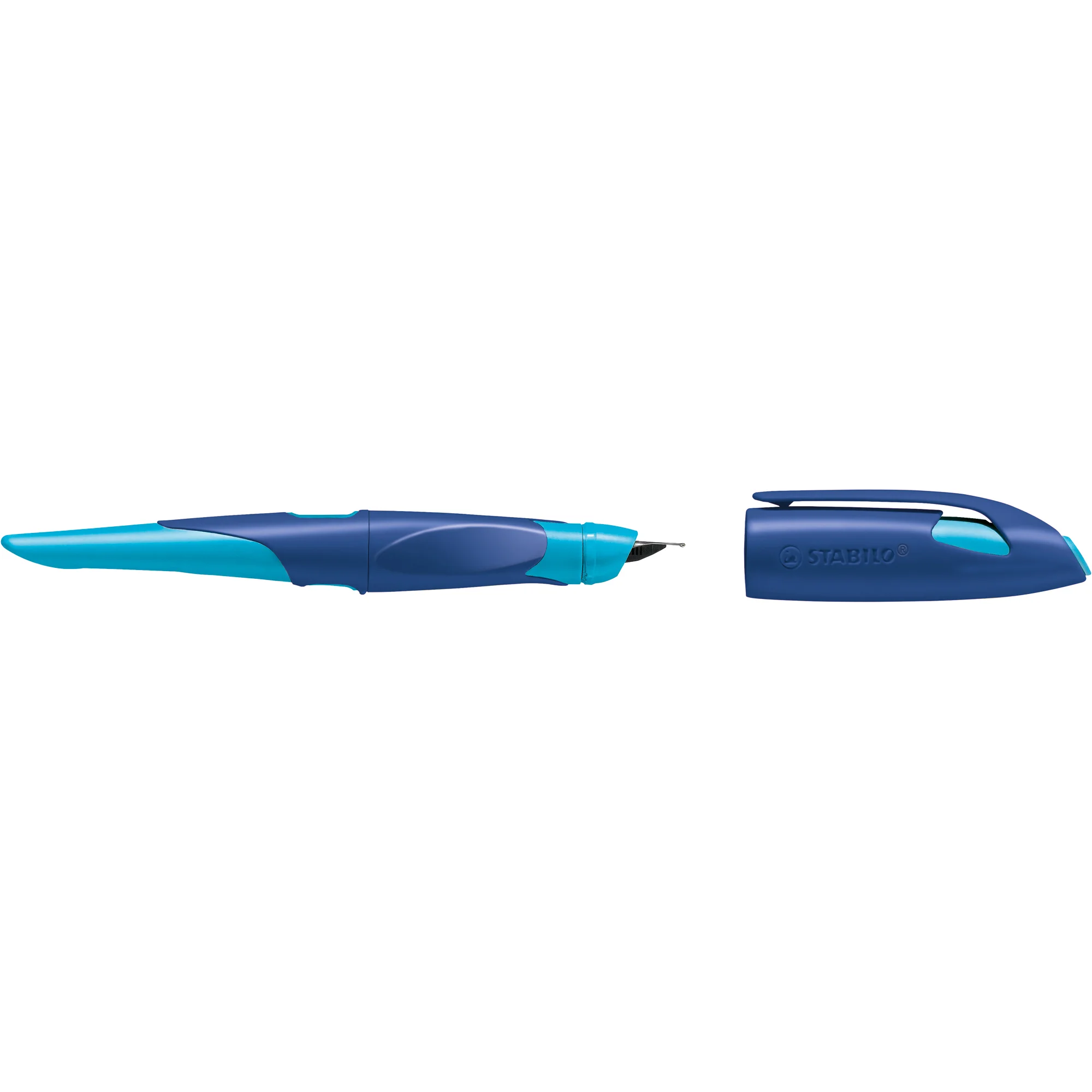 STABILO Füllhalter EASYbirdy L, Linkshänder, blau/azur (EAN: 4006381542364)