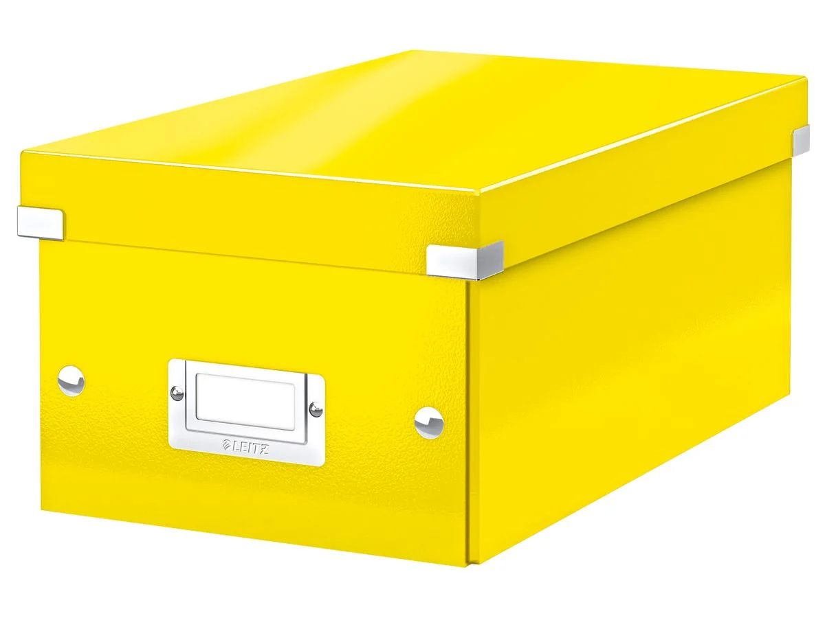 LEITZ DVD-Ablagebox Click & Store WOW, gelb (EAN: 4002432122363)