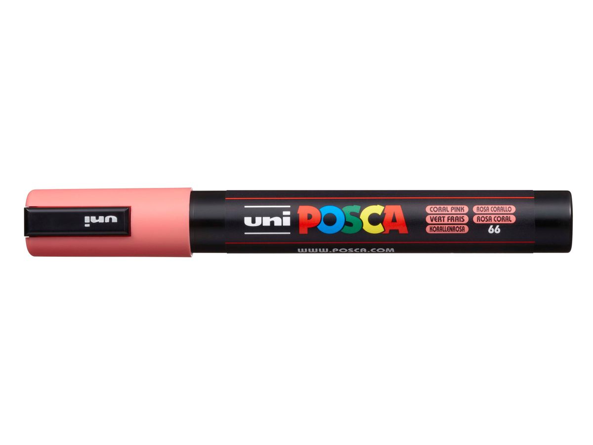 POSCA Pigmentmarker PC-5M, korallenrosa (EAN: 4902778198025)
