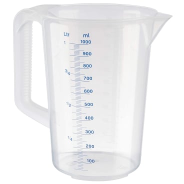 APS Messbecher, 1,0 Liter, transparent (EAN: 4004133300477)