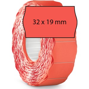 METO Etiketten für Preisauszeichner, 32 x 19 mm, rot (EAN: 4059732203711)