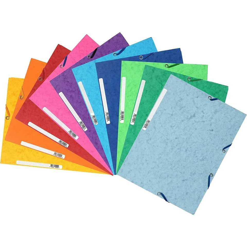 EXACOMPTA Eckspannermappe, DIN A4, Karton, farbig sortiert (EAN: 3130632555108)