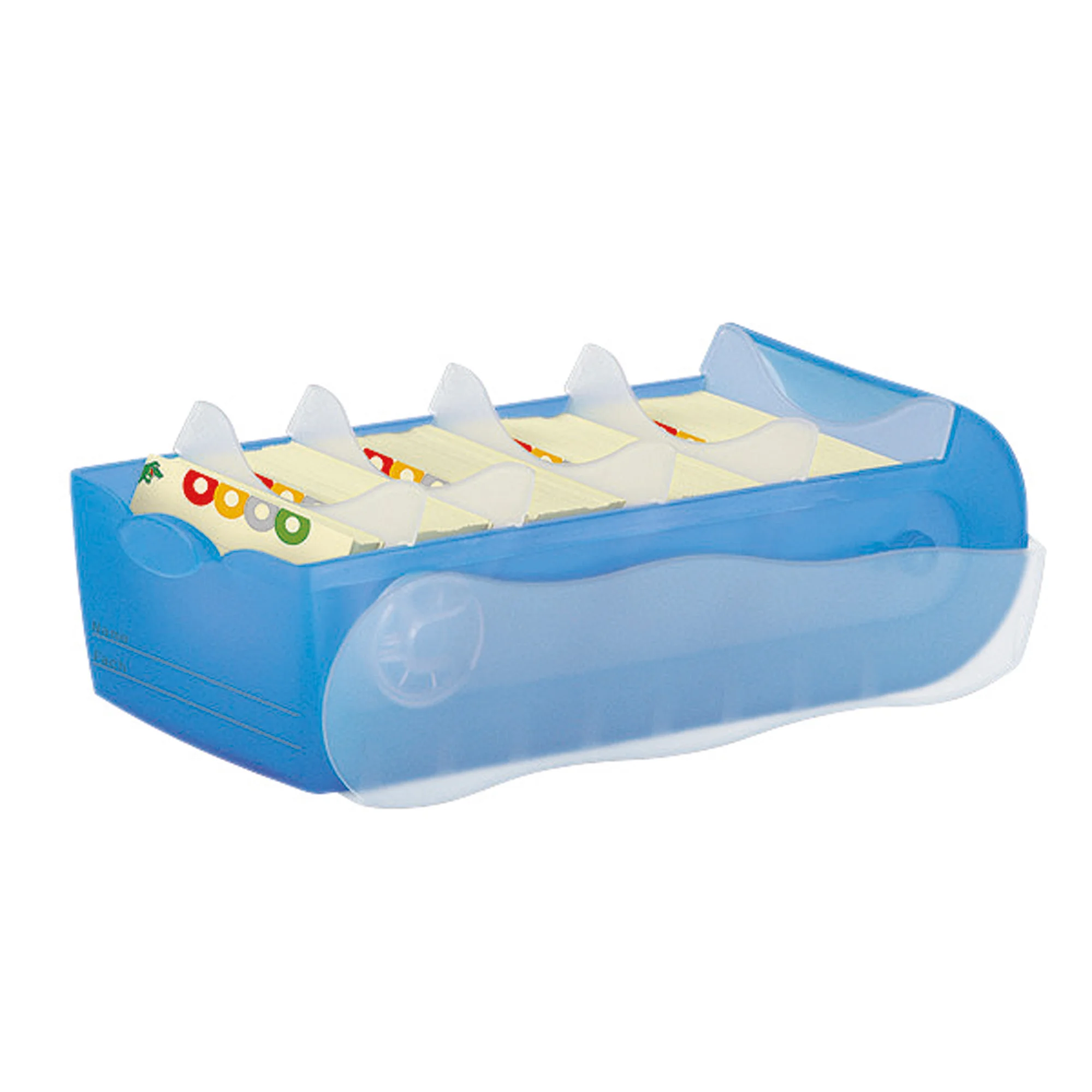 HAN Lernkartei CROCO, A7 quer, blau-transluzent (EAN: 4012473997035)