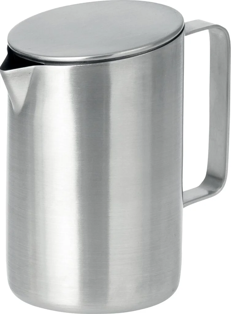 Esmeyer Milchkännchen mit Deckel VISTA, rund, silber (EAN: 4007796058198)