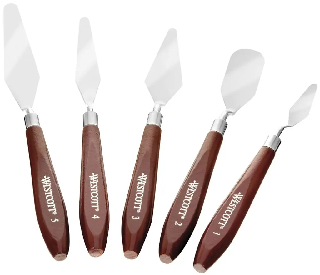 WESTCOTT Modellierwerkzeug Malspachtel-Set, 5-teilig (EAN: 4027521516762)