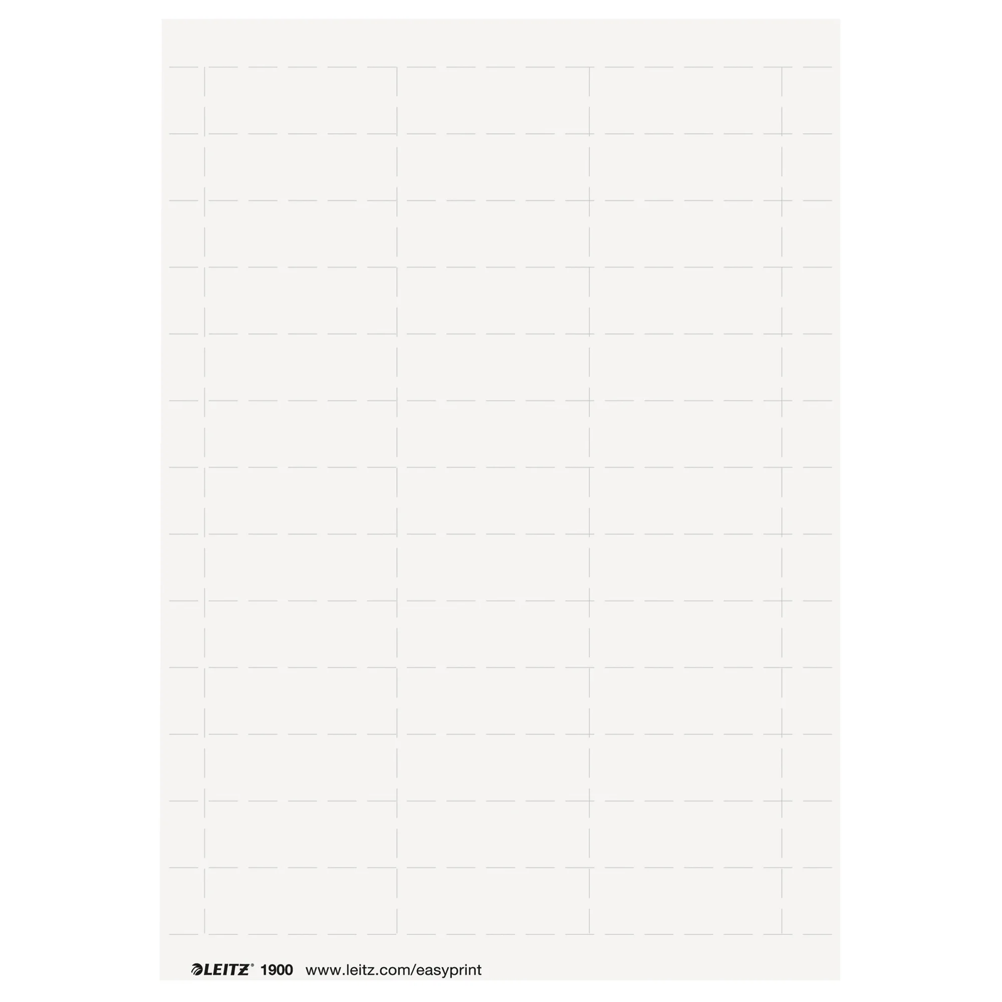 LEITZ Blanko-Beschriftungsschildchen, pc-beschriftbar, weiß (EAN: 4002432335244)
