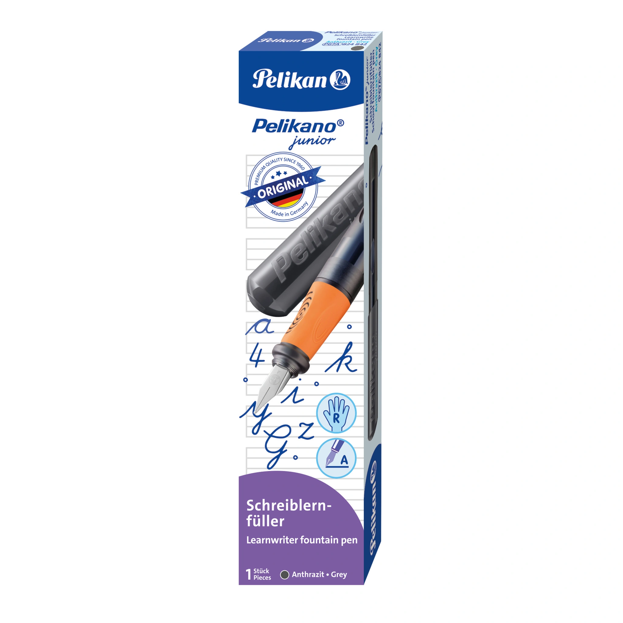 Pelikan Füllhalter Pelikano junior P67A, anthrazit (EAN: 4012700824844)