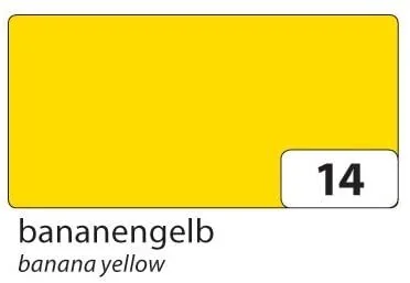 folia Tonkarton, (B)500 x (H)700 mm, 220 g/qm, bananengelb (EAN: 4001868618143)