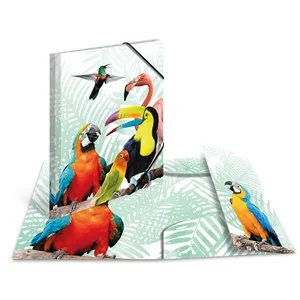 HERMA Eckspannermappe Exotische Tiere, A4, Tropendique (EAN: 4008705199599)