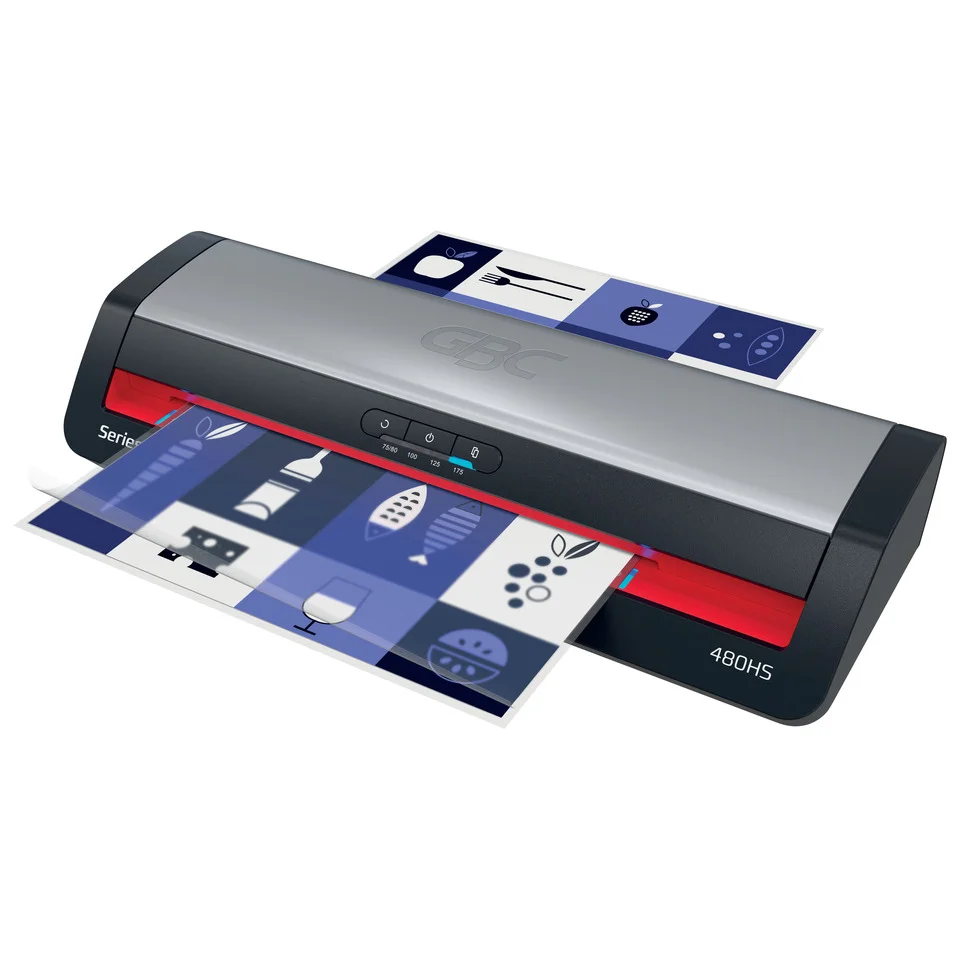 GBC Laminiergerät 480HS, bis DIN A3, schwarz/silber/rot (EAN: 5028252645591)