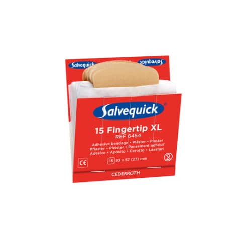 CEDERROTH Salvequick Nachfüllpackung, Fingerkuppen-Pflaster (EAN: 7310610064549)