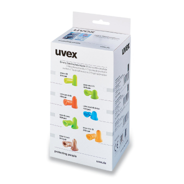 uvex Gehörschutz-Nachfüllbox "one2click", Farbe: lime (EAN: 4031101501253)