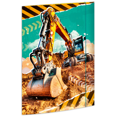 RNK Verlag Zeichnungsmappe "Bagger", Karton, DIN A3 (EAN: 4002871453967)