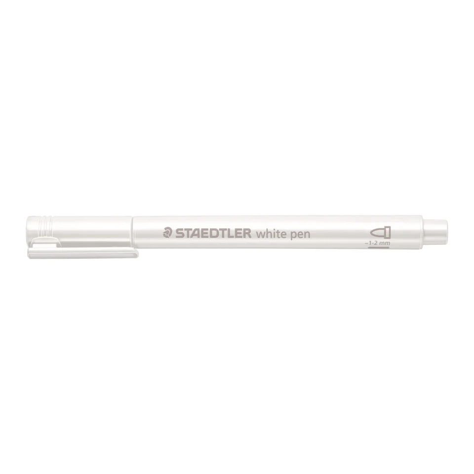 STAEDTLER Permanent-Marker Metallic, Rundspitze, weiß (EAN: 4007817075807)