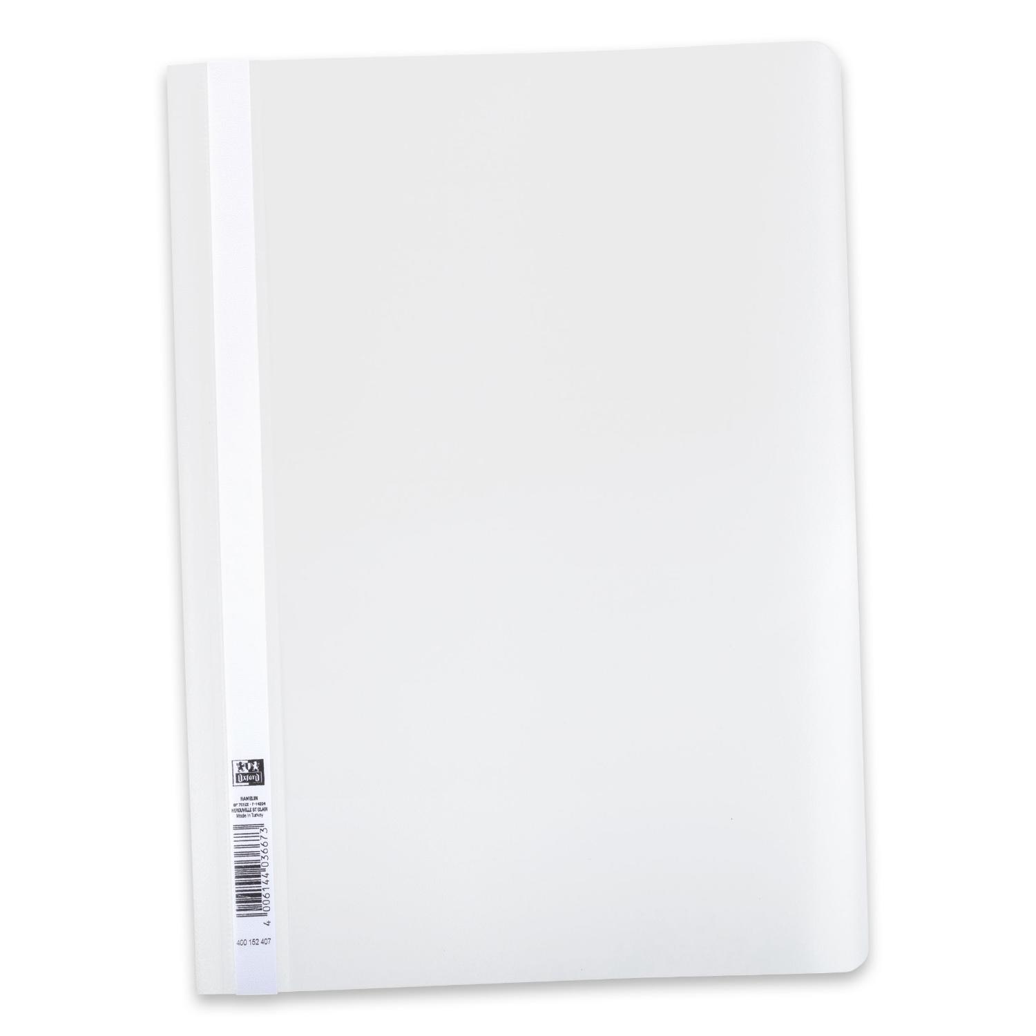 Oxford Schnellhefter, DIN A4, PP, weiß (EAN: 4006144036673)