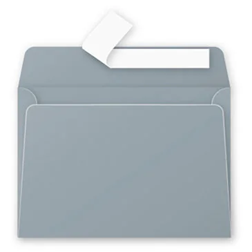 Pollen by Clairefontaine Briefumschlag C6, silber (EAN: 3329680500769)
