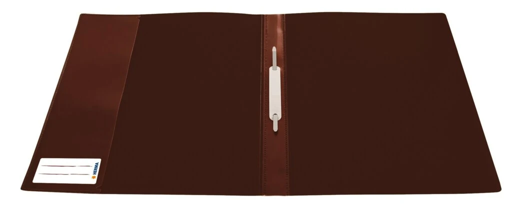 HERMA Schnellhefter, aus PP, DIN A4, transluzent-braun (EAN: 4008705194969)