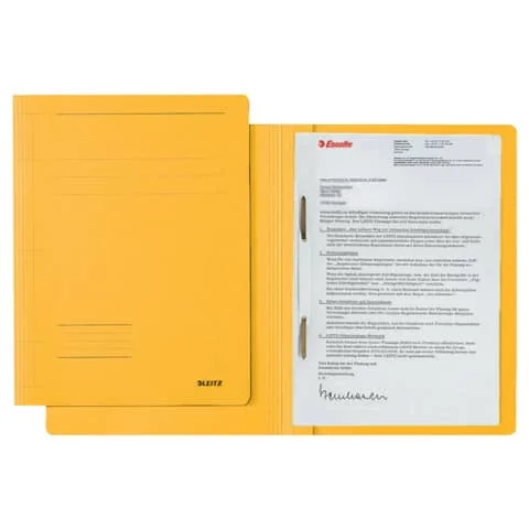 LEITZ Schnellhefter Fresh, DIN A4, Karton, gelb (EAN: 4002432355952)