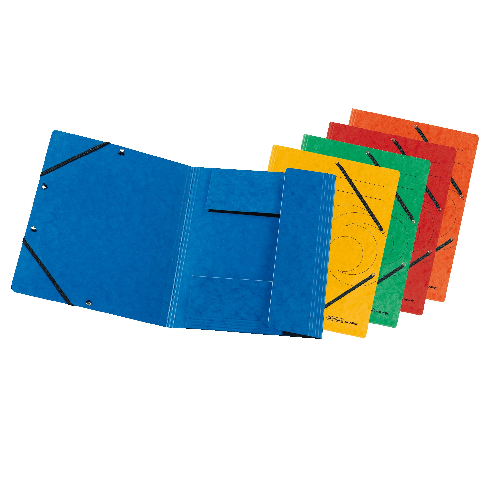 herlitz Eckspannermappe easyorga, DIN A4, farbig sortiert (EAN: 4008110340302)