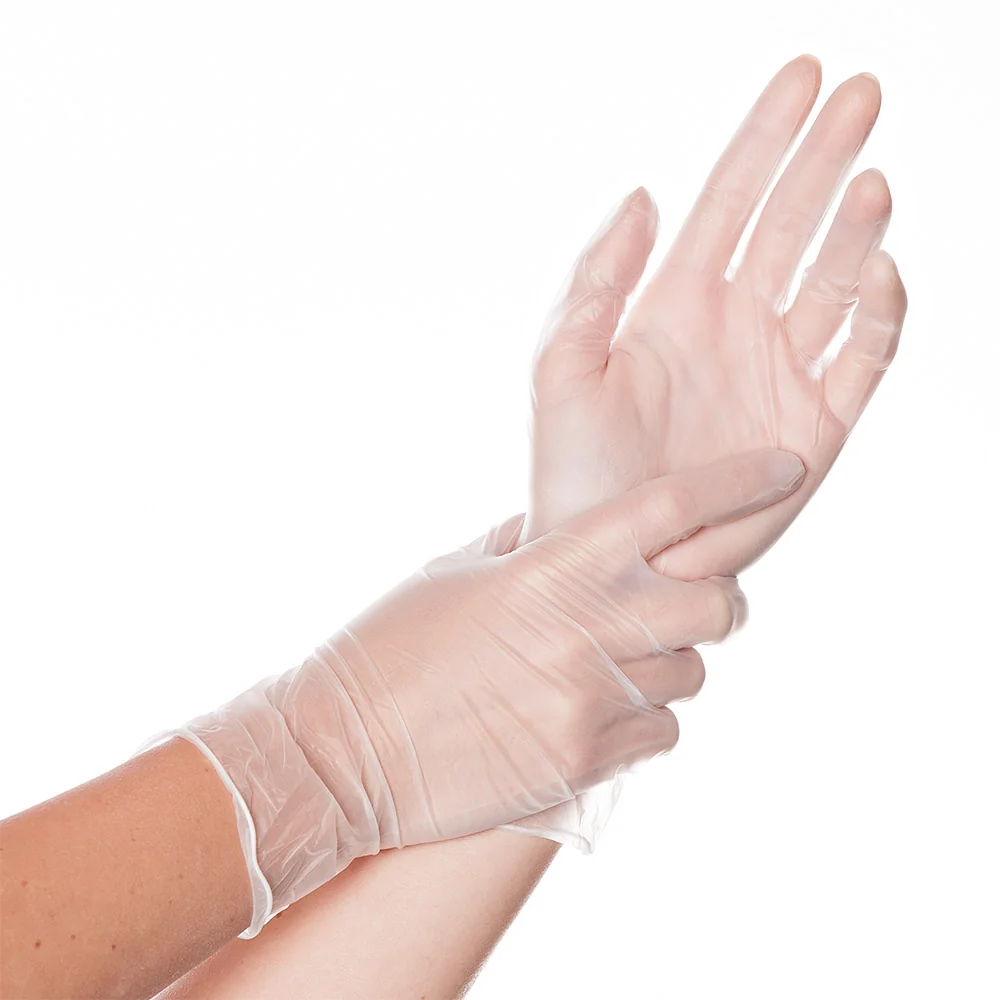 HYGOSTAR Vinyl-Handschuh Classic, M, weiß, gepudert (EAN: 4015544269833)