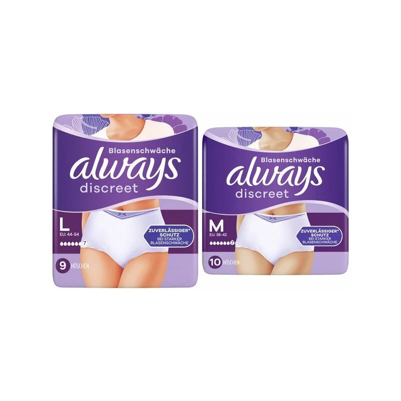 always discreet Inkontinenz-Höschen Pants Plus, Größe: L (EAN: 8700216224970)