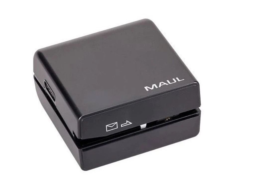 MAUL Elektrischer Brieföffner, Batteriebetrieb, schwarz (EAN: 4002390039048)