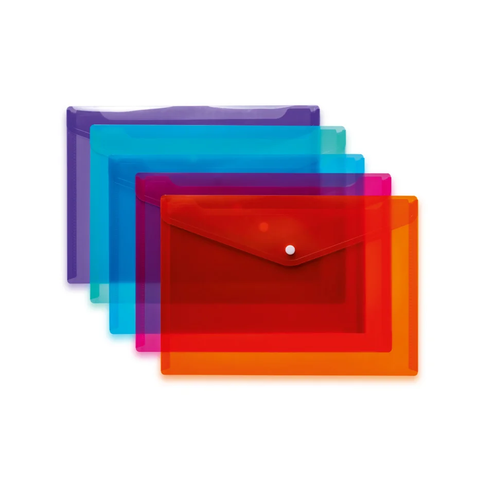HERMA Dokumententasche, PP, DIN A4, farbig sortiert, orange, pink, blau, türkis, violett (EAN: 4008705200738)