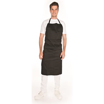 HYGOSTAR Latzschürze, aus Polycotton, schwarz (EAN: 4015544205039)