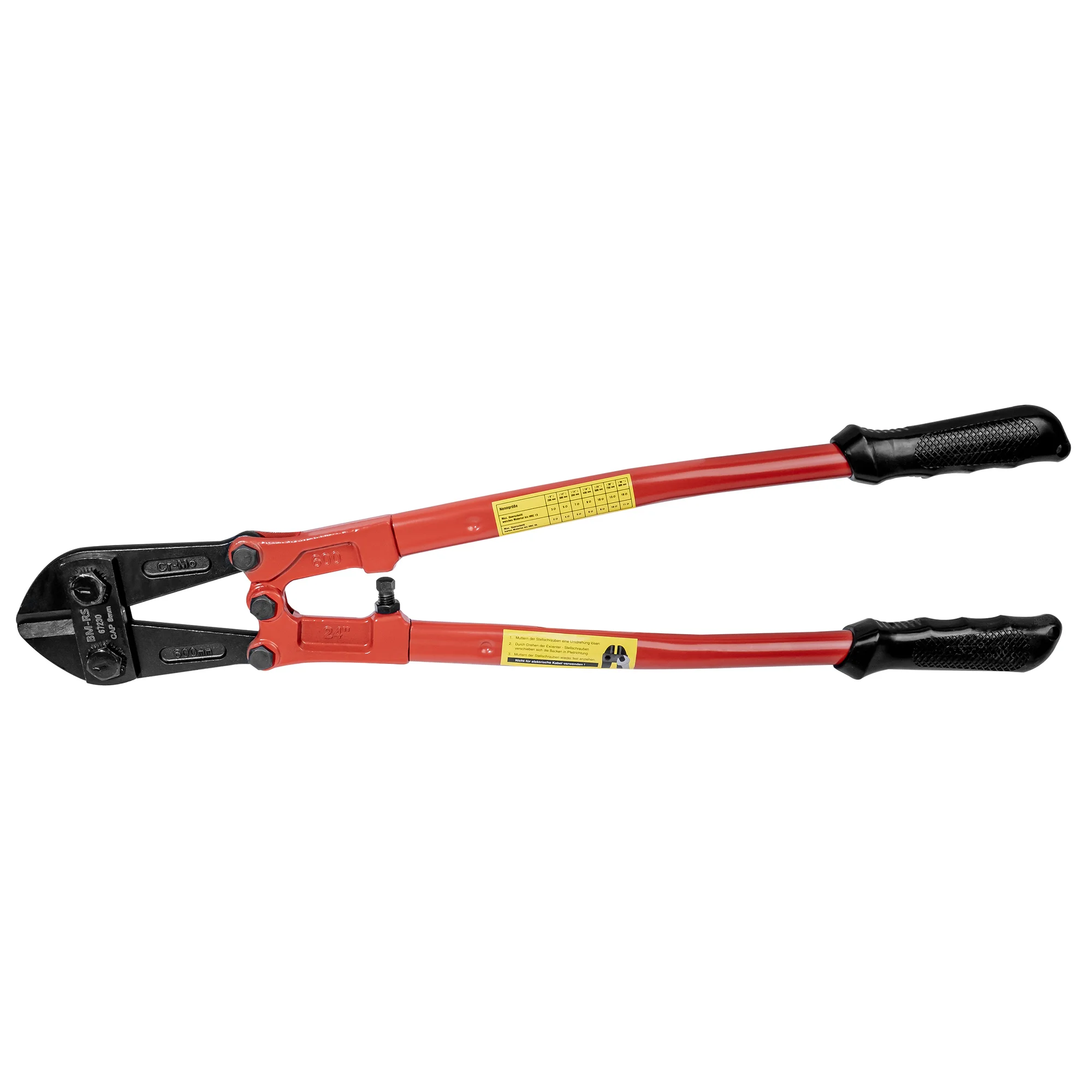 BRÜDER MANNESMANN Bolzenschneider DIN, Länge: 600 mm, rot (EAN: 4003315682332)
