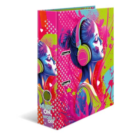 HERMA Motivordner "Music Girl", DIN A4, 70 mm (EAN: 4008705201025)