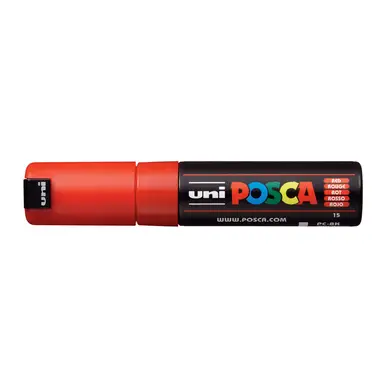 POSCA Pigmentmarker PC-8K, rot (EAN: 4902778916476)