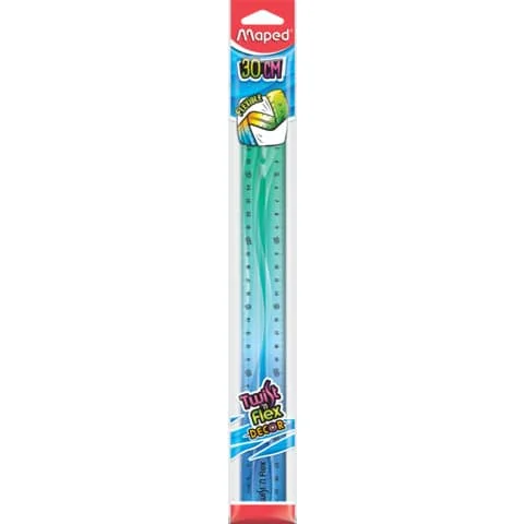 Maped Flachlineal Twist'n Flex DECOR, 300 mm, unzerbrechlich (EAN: 3154142793157)